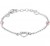 925 sterling zilver / roze strass
