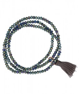 petrol kristal / 925 sterling zilver, rosé plated