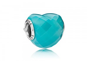 925 sterling zilver / turquoise blauw kristal