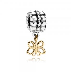 zilveren stopper met 14 karaats goud