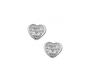 925 sterling zilver, gerhodineerd / zirkonia