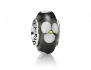 Murano glas met zilver