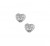 925 sterling zilver, gerhodineerd / zirkonia