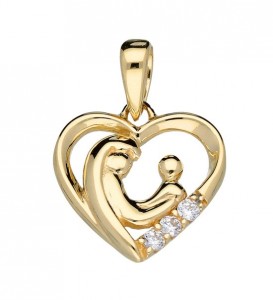 14 karaats goud / zirkonia