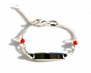 925 sterling zilver / bloedkoraal