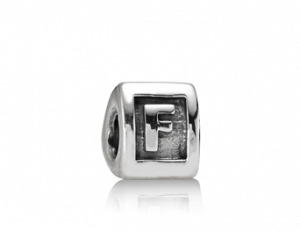 charm letter F