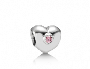 zilver met roze zirkonia