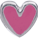 925 sterling zilver / roze emaille