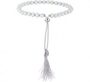 zoetwaterparels / 925 sterling zilver / nylon