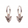 925 sterling zilver / roségoud plating