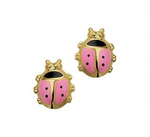 14 karaats goud / emaille