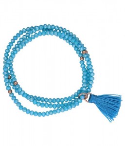 turqoise kristal / 925 sterling zilver, rosé plated